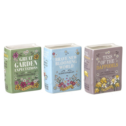 Heaven Sends - Ceramic Botanical Book Pen Pots