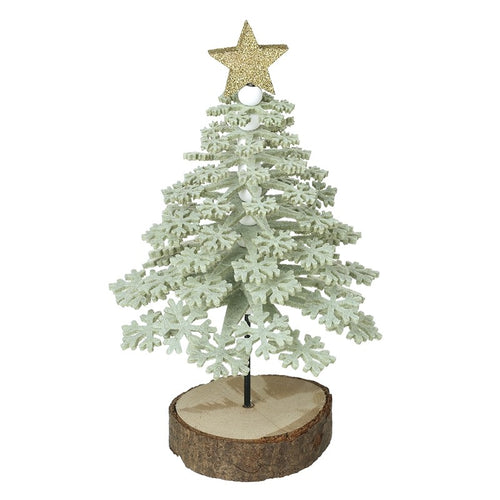 Heaven Sends Christmas - Tree Felt on Wooden Base