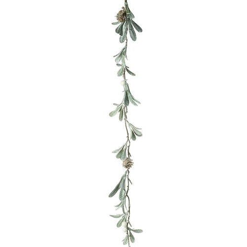 Heaven Sends Christmas - Garland Green Leaf with Pinecone
