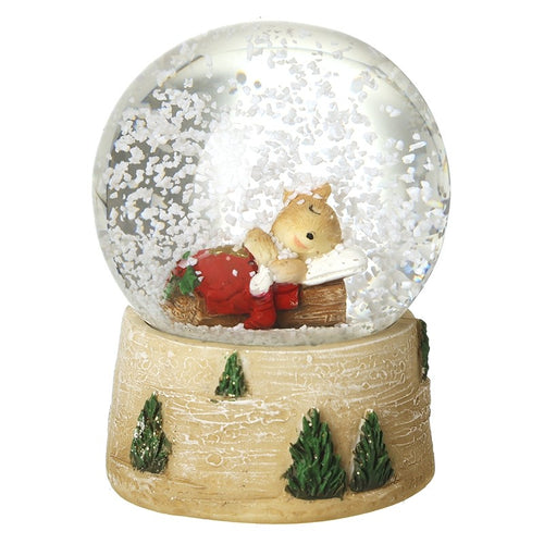 Heaven Sends Christmas - Snow Globe Sleeping Mouse