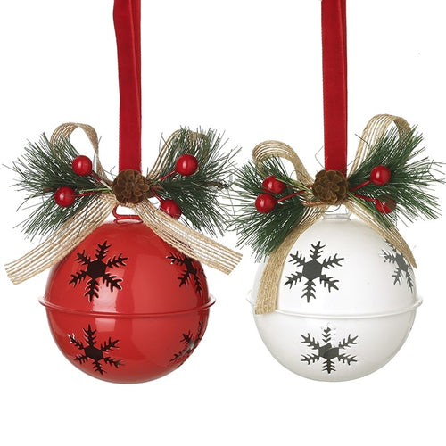 Heaven Sends Christmas Bauble - Christmas Bells with Snowflakes