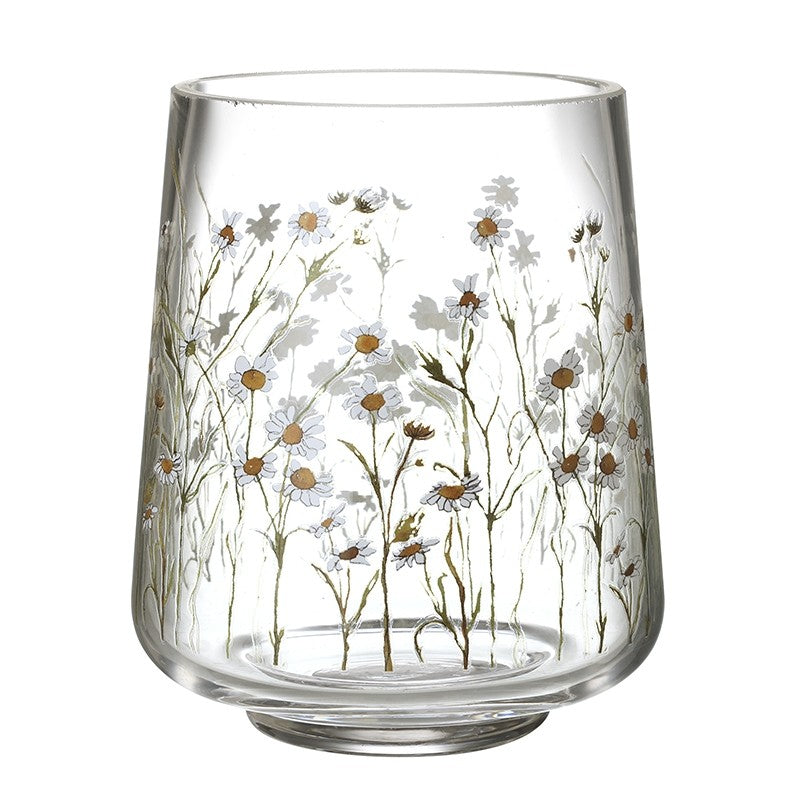 Heaven Sends - Glass Floral Tea Light Holders