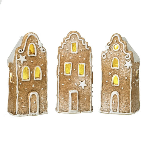 Heaven Sends Christmas - Light Up Gingerbread House