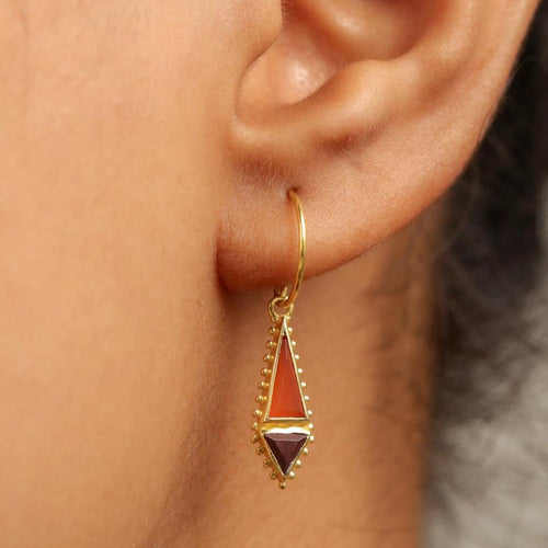 Muja Juma Earrings - Hanging Hmong