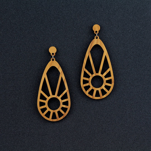 Rowena Sheen Earrings - Sundial