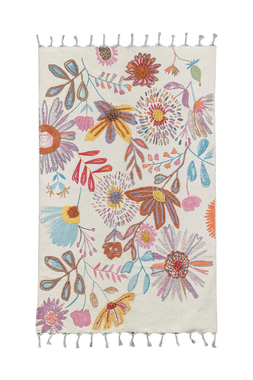Tranquillo Homeware - Rug Botanic Twist White