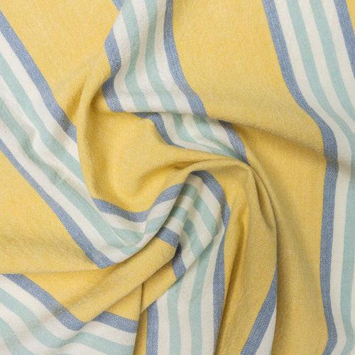 Tranquillo Homeware - Kitchen Tea Towels Set of 2 - Yellow Stripes