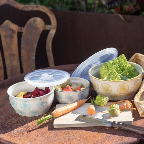 Tranquillo Homeware - Bowl with Lid - Art Deco