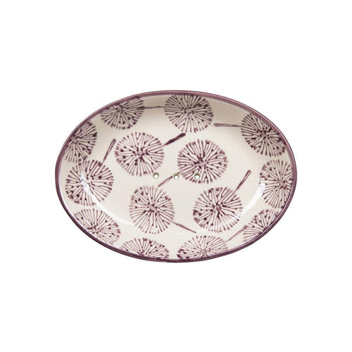 Tranquillo Homeware - Soap Dish Oval Floral