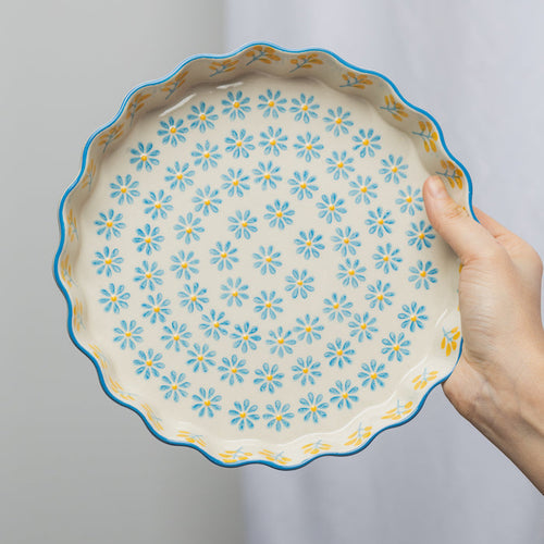 Tranquillo Homeware - Quiche Dish 22cm Floral