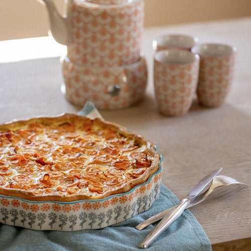 Tranquillo Homeware - Quiche Dish - Floral