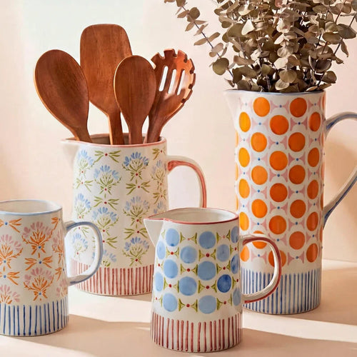 Tranquillo Homeware - Ceramic Retrofloria pitchers