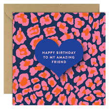 Bold Bunny - Happy Birthday Amazing Friend
