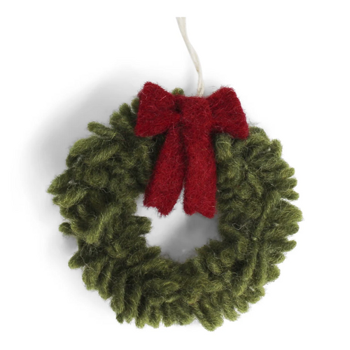 Gry & Sif Christmas - Handmade Felt Wreath - Mini