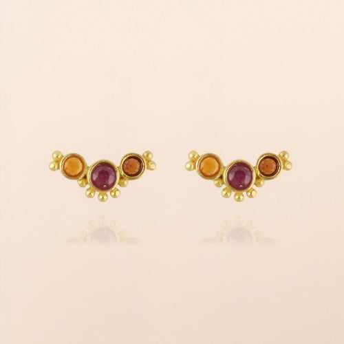 Muja Juma Earrings - Vela Studs