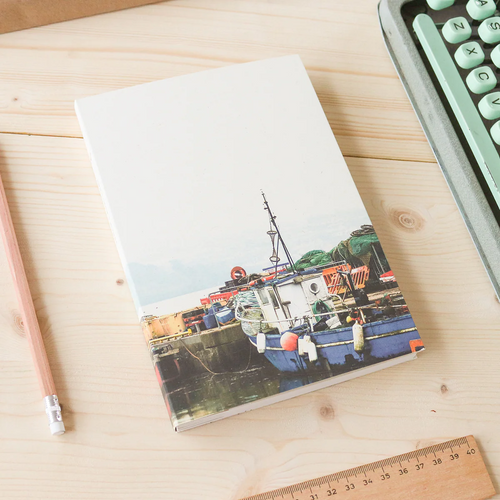 Badly Made Books - A5 Fishing Boats Kinsale Notebook