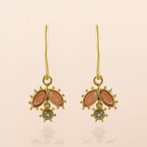 Muja Juma Earrings - Corvus Marquise Small drops