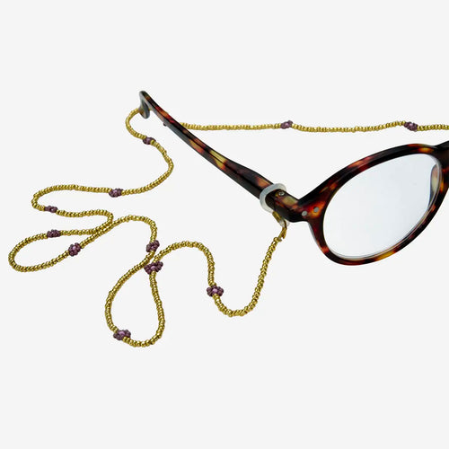 Madam Stoltz Beaded Glasses Chain