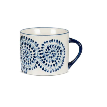 Nkuku Ceramic Mug - Eshani Ceramic Mug - Indigo