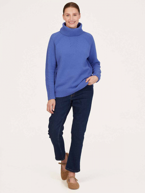 Thought Clothing - Hailie Lambswool Funnel Neck Jumper