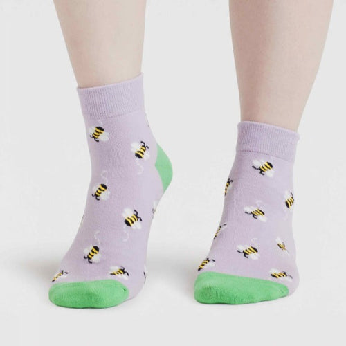 Thought Ladies Socks - Cotton Beth Bee Ankle Socks