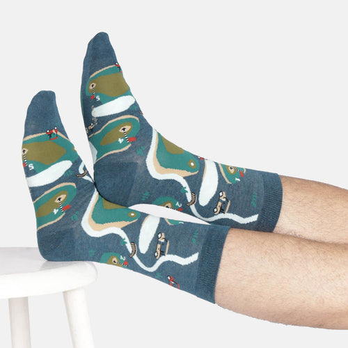 Thought Mens Socks - Golf Adventure Bamboo Socks