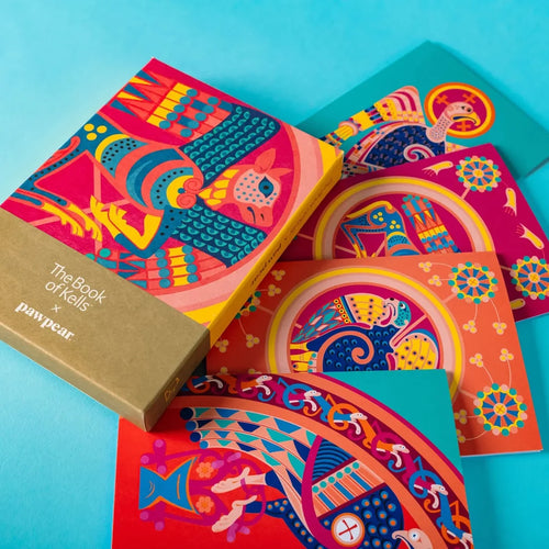 Pawpear Greeting Card Box - The Book of Kells