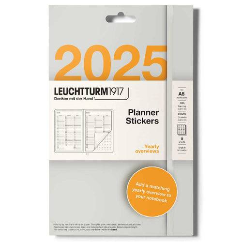 Leuchtturm1917 Planner Sticker 2025 - Yearly Overviews Stickers