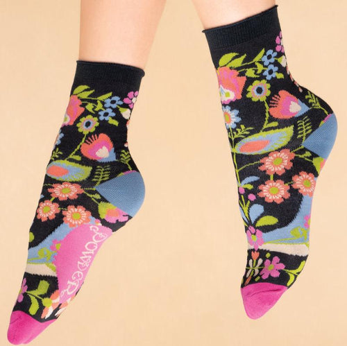 Powder Socks - Scandinavian Flora