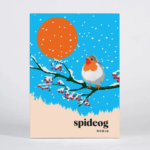 Pawpear Greeting Card Box - Spideog (Robin)