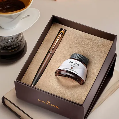 Sheaffer 100 - Coffee Edition Gift Set with Coffee Scented Ink