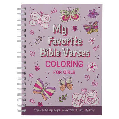 My Favourite Bible Verses Colouring for Girls