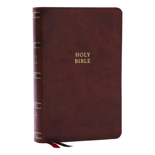 NKJV - Single-Column Verse-by-Verse Reference Bible with Thumb Index