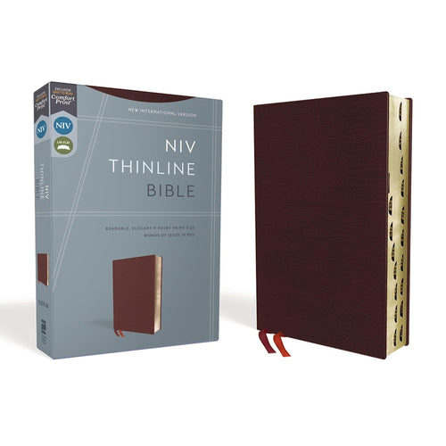 NIV - NIV Thinline Bible with Thumb Index