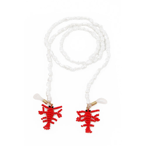 My Doris Sunglasses Chain - Pearl Beads with Lobster Charms
