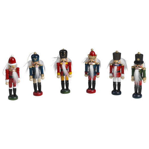 Traditional Wood Bauble - Nutcrackers