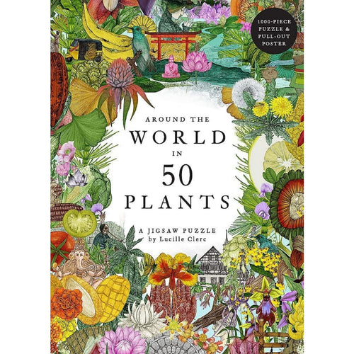 Jigsaw Puzzle 1000 Pieces - Around the World in 50 Plants
