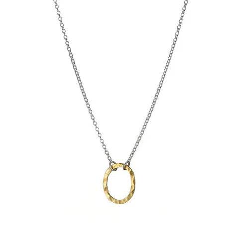 Lynsey de Burca Necklace - Tarrea Yellow Gold Vermeil Pendent