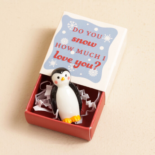 Lisa Angel MatchBox - Ceramic Penguin