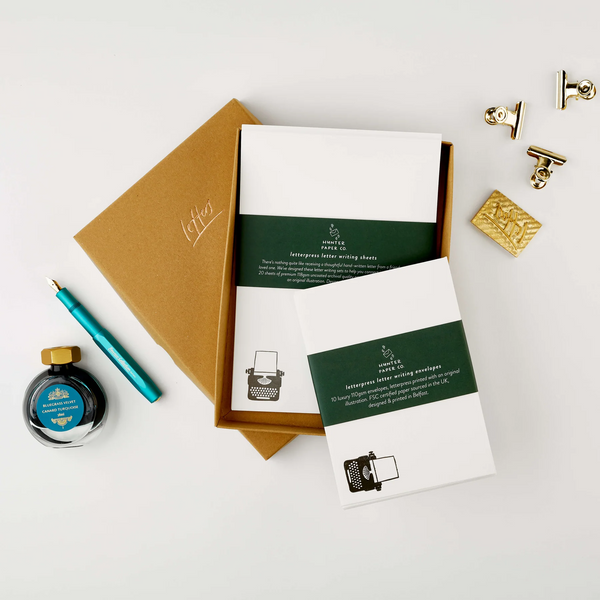 Hunter Paper Co. Letter Writing Set - Typewriter