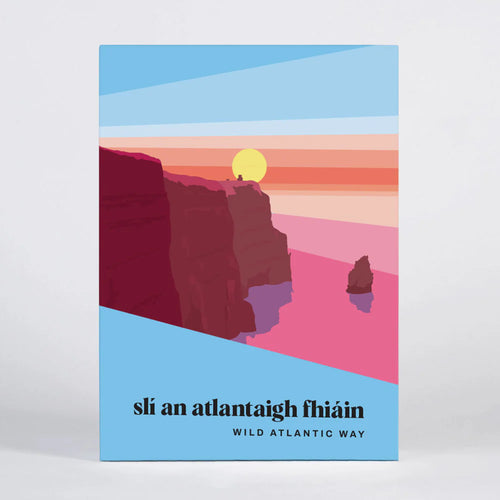 Pawpear Greeting Card Box - Sli an atlantaigh fhiáin (Wild Atlantic Way)