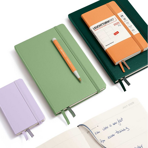 Leuchtturm1917 Diary 2025 - Weekly Planner - Hardcover A5