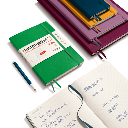 Leuchtturm1917 2026 Diary - Weekly Planner & Notebook B5 (Ruled)