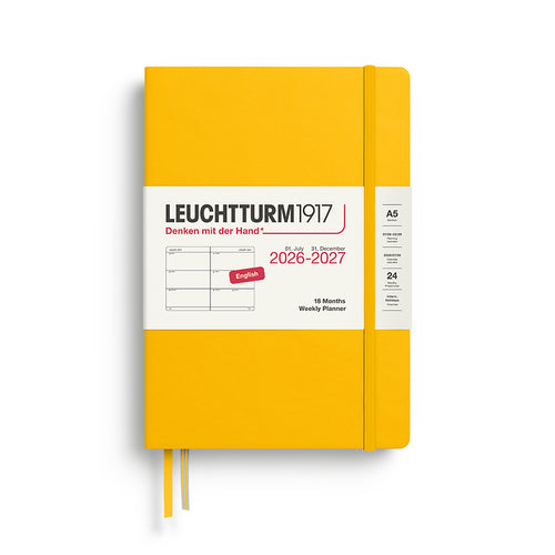 Leuchtturm1917 2026-2027 Diary - Weekly Planner A5