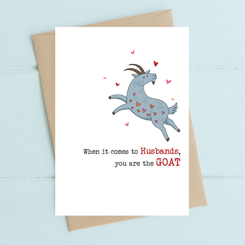 Dandelion Card - Husband You Are the GOAT