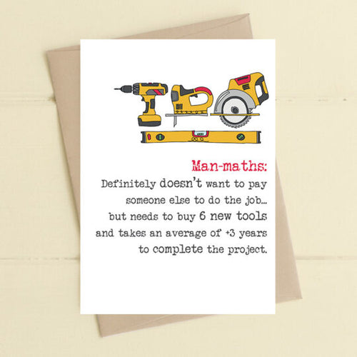 Dandelion Card - Man-Maths