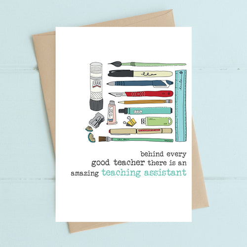 Dandelion Card - Amazing Teaching Assistant