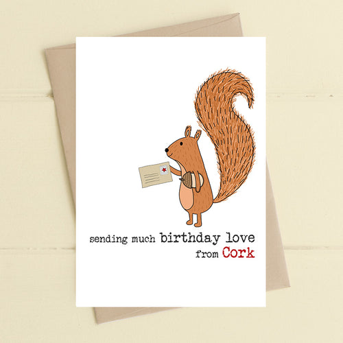 Dandelion Card - Birthday Love From Cork