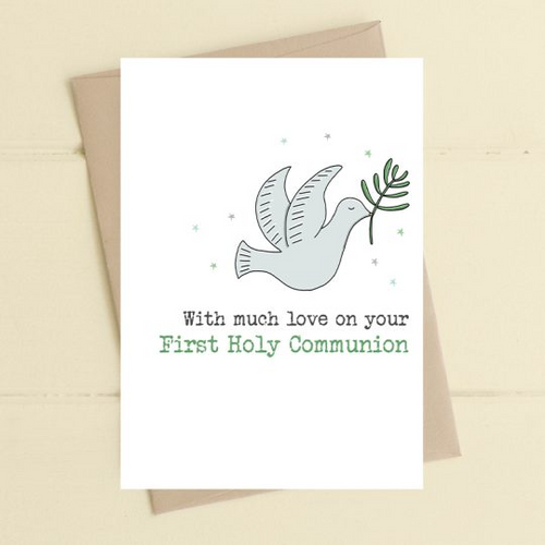 Dandelion Card - With love on your First Holy Communion