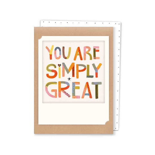Pickmotion Mini-Card - You Are Simply Great